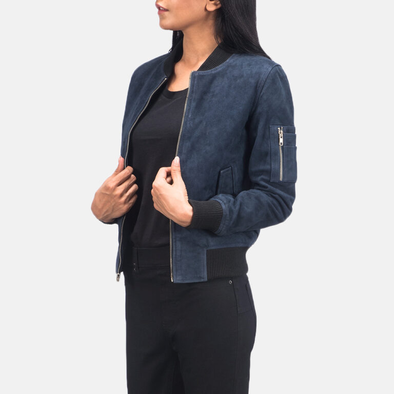 Womens Ava Ma-1 Blue Suede Bomber Jacket_5246 copy-3-1623146736247